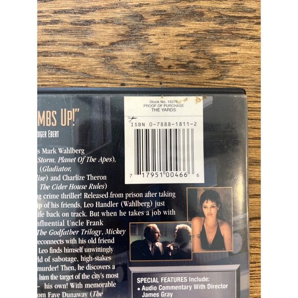 The Yards 2000 DVD Crime Thriller Drama Mark Wahlberg Joaquin Phoenix Pre-Owned - Picture 4 of 4